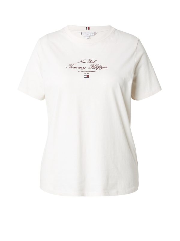 Tommy Hilfiger Curve Tommy Hilfiger Curve Majica  kremna
