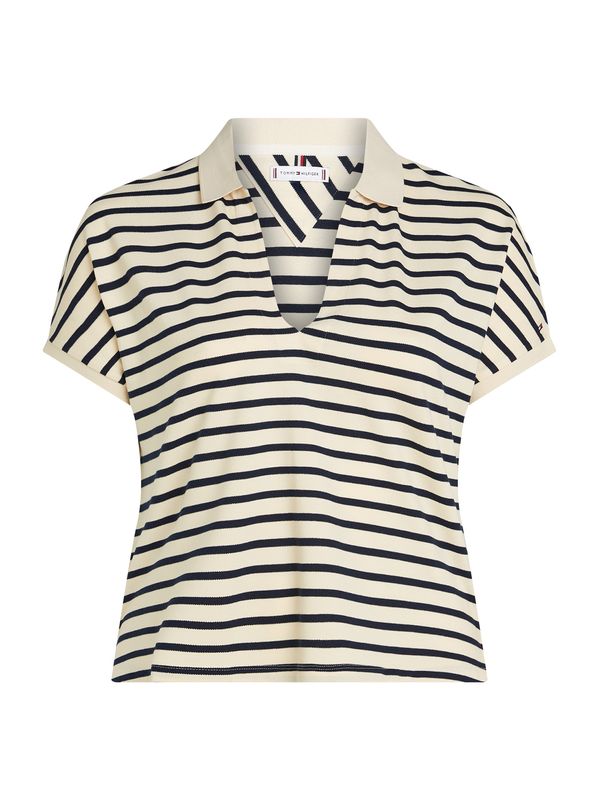 Tommy Hilfiger Curve Tommy Hilfiger Curve Majica  marine / bela