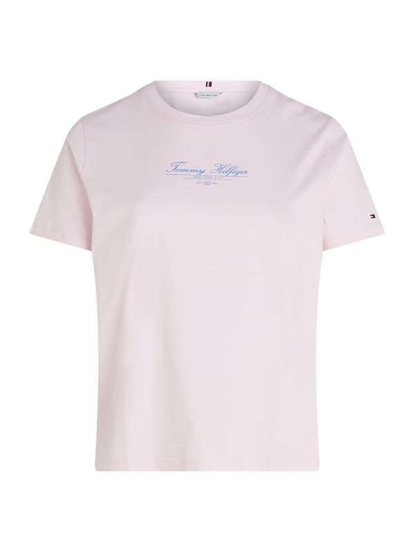 Tommy Hilfiger Curve Tommy Hilfiger Curve Majica  modra / roza