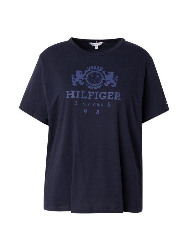 Tommy Hilfiger Curve Tommy Hilfiger Curve Majica  modra / temno modra