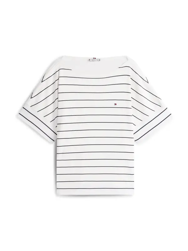 Tommy Hilfiger Curve Tommy Hilfiger Curve Majica  mornarska / bela