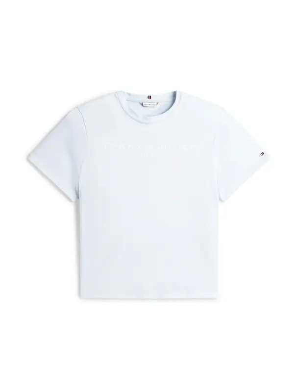 Tommy Hilfiger Curve Tommy Hilfiger Curve Majica  svetlo modra / bela