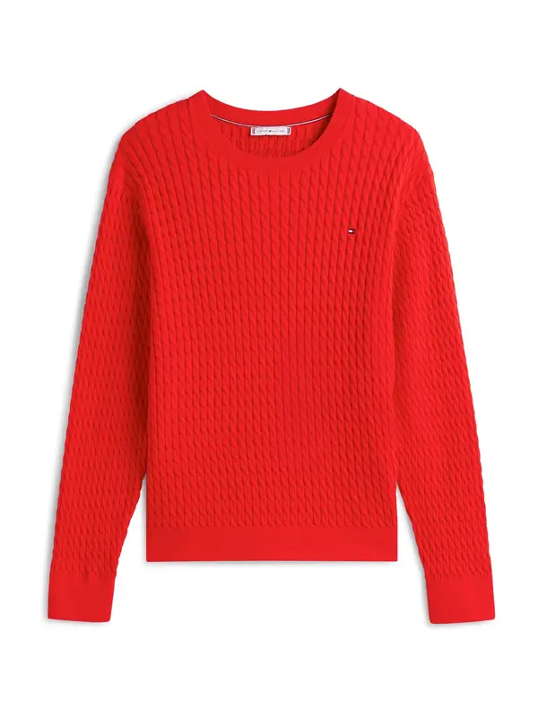 Tommy Hilfiger Curve Tommy Hilfiger Curve Pulover  rdeča