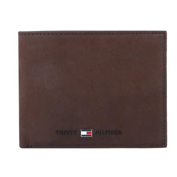 TOMMY HILFIGER TOMMY HILFIGER Denarnica 'Johnson'  mornarska / čokolada / rdeča / bela