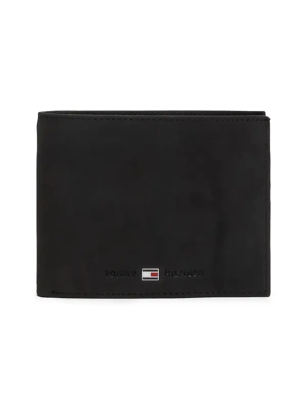TOMMY HILFIGER TOMMY HILFIGER Denarnica 'JOHNSON TRIFOLD'  črna