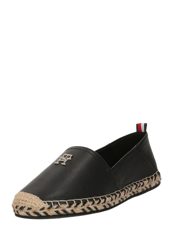 TOMMY HILFIGER TOMMY HILFIGER Espadrile  bež / črna