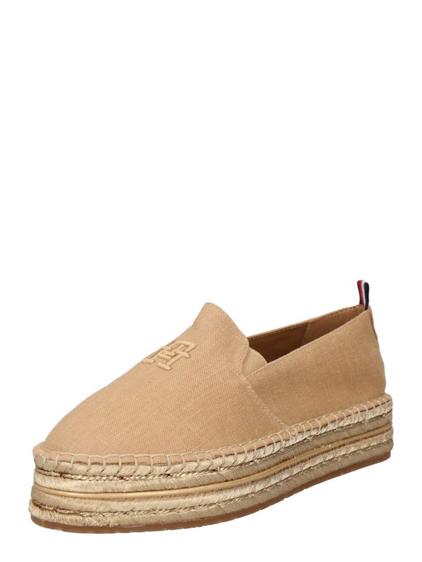 TOMMY HILFIGER TOMMY HILFIGER Espadrile  pesek / temno modra / rdeča