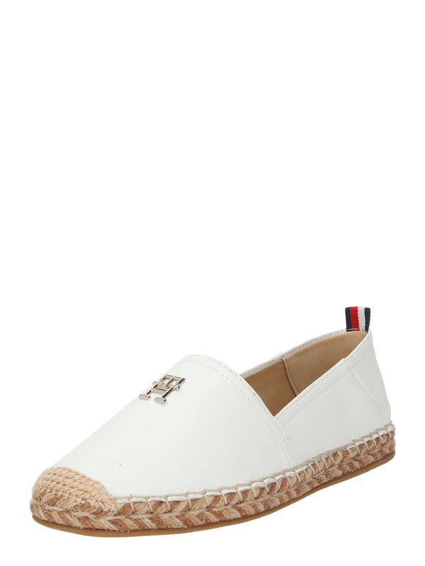 TOMMY HILFIGER TOMMY HILFIGER Espadrile  svetlo bež / marine / rdeča / bela