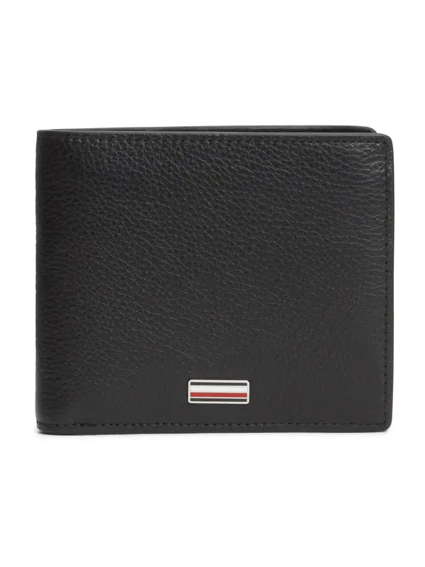 TOMMY HILFIGER TOMMY HILFIGER Etui 'Credit Card And Coin Bifold'  črna