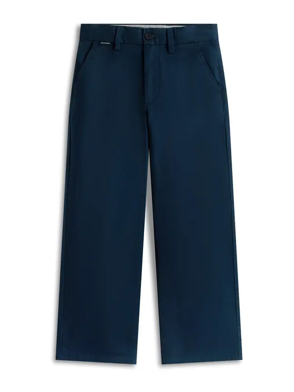 TOMMY HILFIGER TOMMY HILFIGER Hlače 'Essential'  temno modra