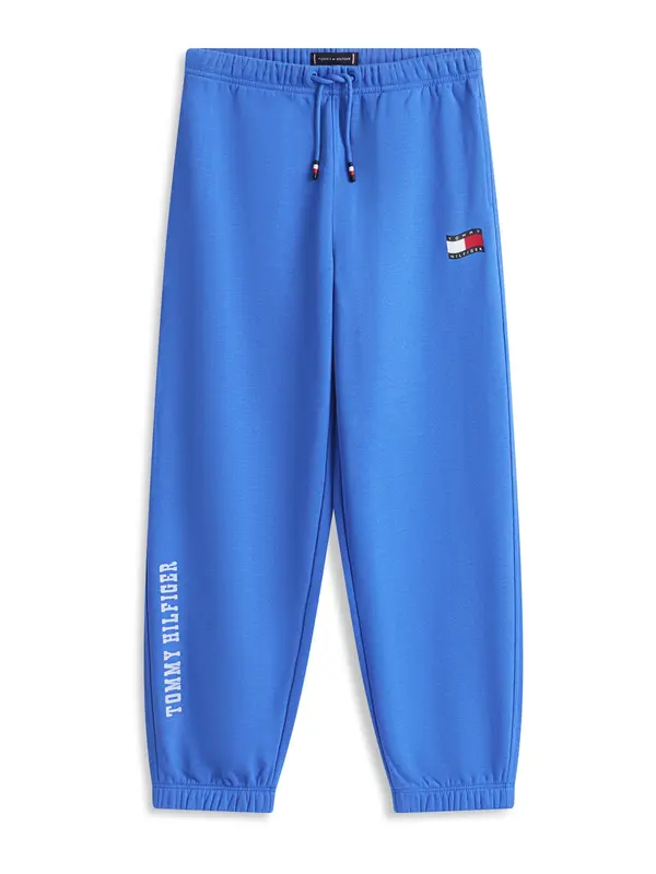 TOMMY HILFIGER TOMMY HILFIGER Hlače  kraljevo modra / rdeča / črna / bela