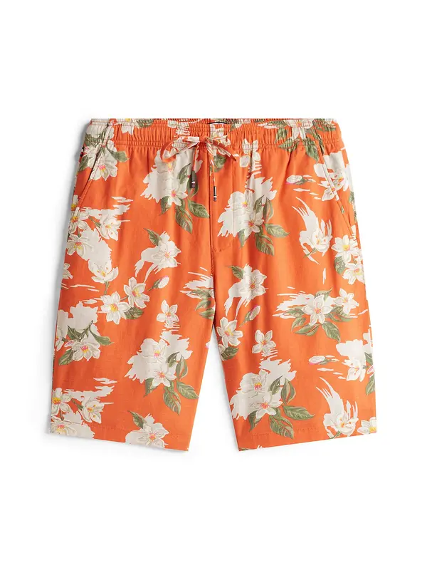 TOMMY HILFIGER TOMMY HILFIGER Hlače 'Mercer'  bež / svetlo zelena / mandarina / volneno bela