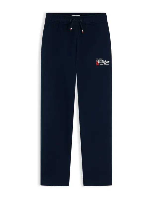 TOMMY HILFIGER TOMMY HILFIGER Hlače  mornarska / rdeča / bela