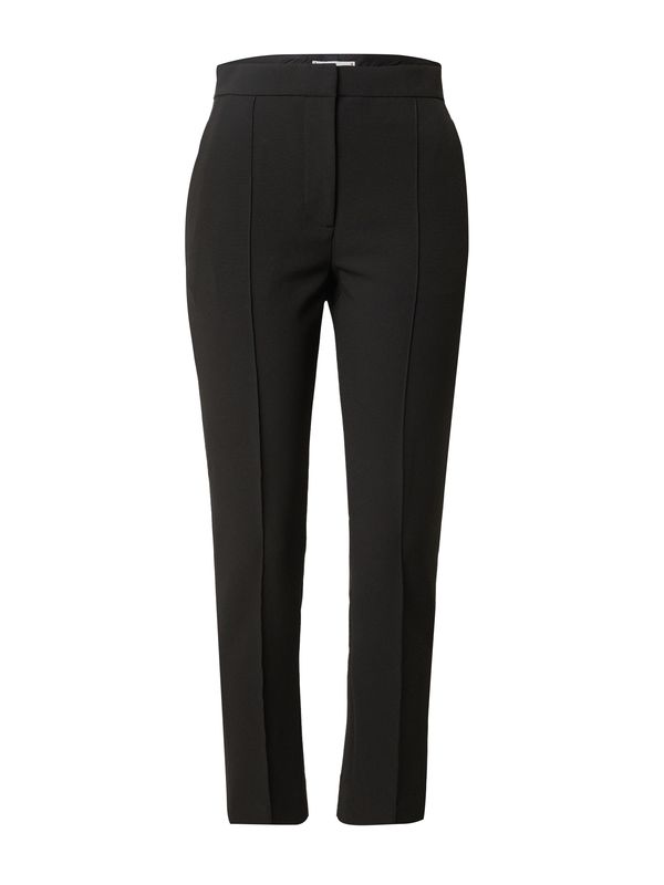 TOMMY HILFIGER TOMMY HILFIGER Hlače na rob  črna