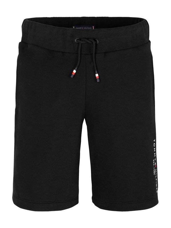 TOMMY HILFIGER TOMMY HILFIGER Hlače  rdeča / črna / bela