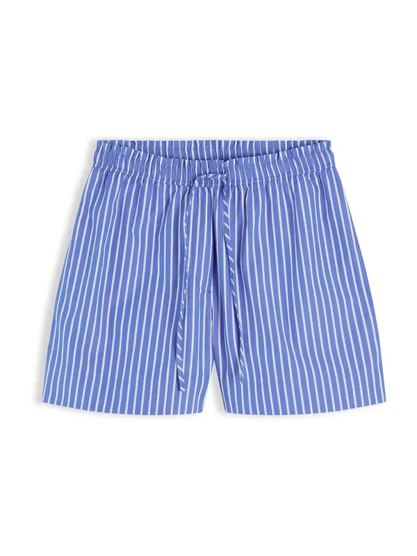 TOMMY HILFIGER TOMMY HILFIGER Hlače 'Relaxed Pull-on'  modra / bela
