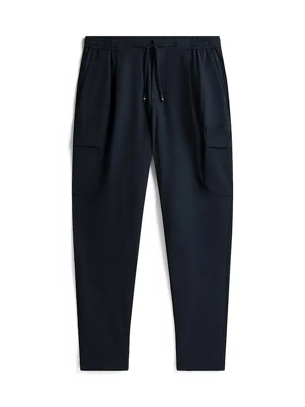 TOMMY HILFIGER TOMMY HILFIGER Hlače  temno modra