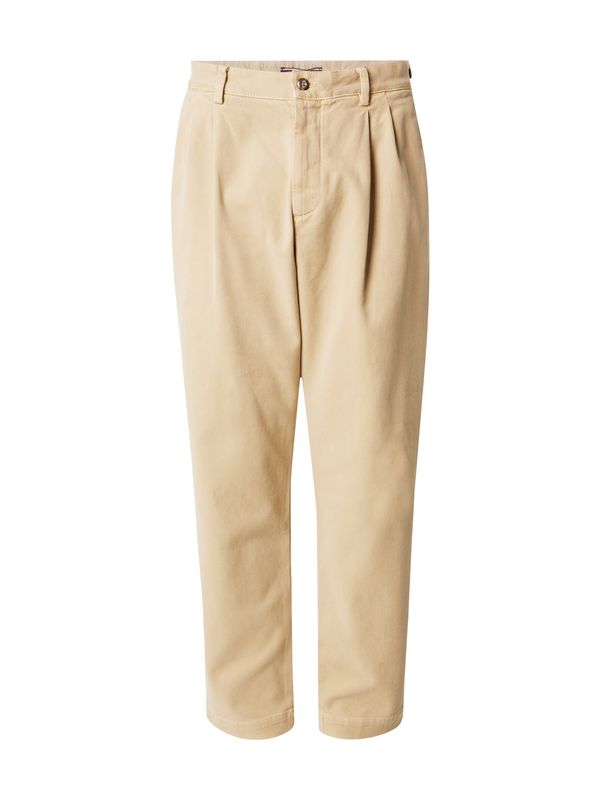 TOMMY HILFIGER TOMMY HILFIGER Hlače z naborki 'GREENWICH'  kaki