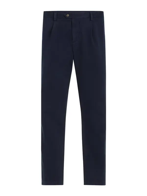 TOMMY HILFIGER TOMMY HILFIGER Hlače z naborki 'HARLEM'  mornarska