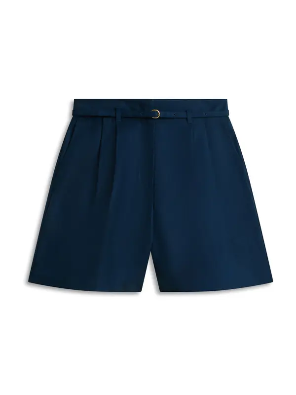 TOMMY HILFIGER TOMMY HILFIGER Hlače z naborki  marine