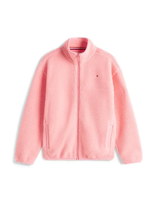 TOMMY HILFIGER TOMMY HILFIGER Jopa iz flisa 'Essential'  svetlo roza