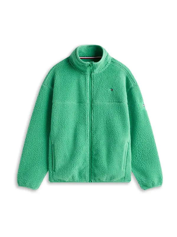 TOMMY HILFIGER TOMMY HILFIGER Jopa iz flisa  zelena