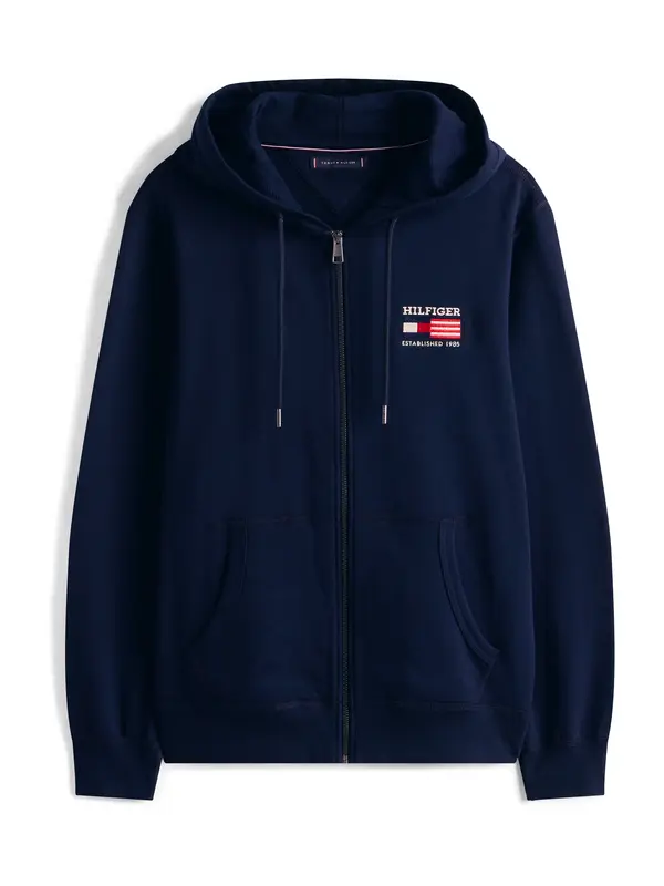 TOMMY HILFIGER TOMMY HILFIGER Jopa na zadrgo 'Americana'  mornarska / rdeča / bela