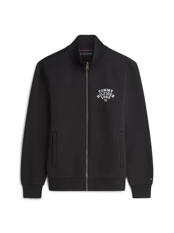 TOMMY HILFIGER TOMMY HILFIGER Jopa na zadrgo  črna / bela