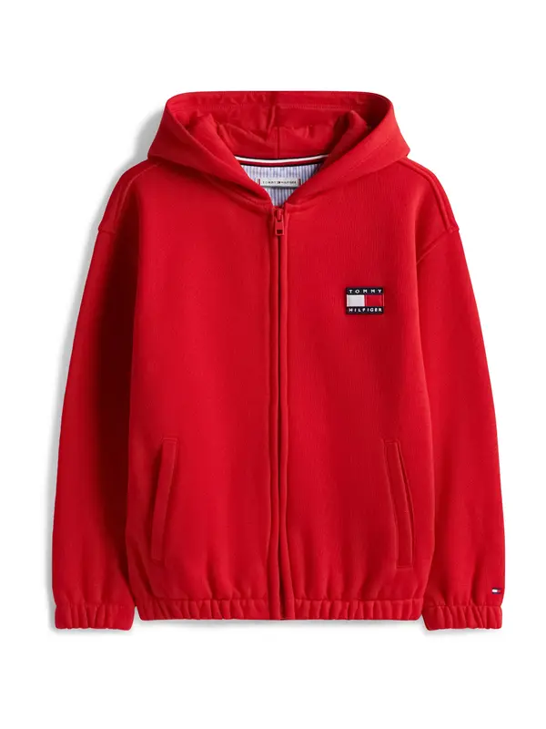 TOMMY HILFIGER TOMMY HILFIGER Jopa na zadrgo 'Heritage'  marine / rdeča / bela