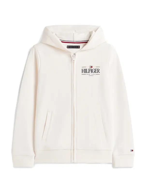 TOMMY HILFIGER TOMMY HILFIGER Jopa na zadrgo 'ICONS'  mornarska / bela