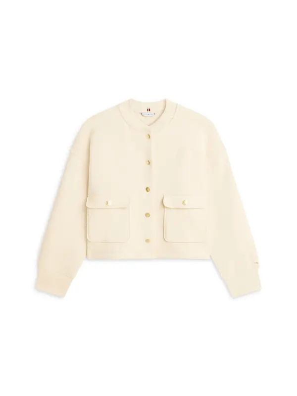 TOMMY HILFIGER TOMMY HILFIGER Jopa na zadrgo  kremna