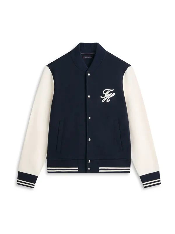 TOMMY HILFIGER TOMMY HILFIGER Jopa na zadrgo  marine / bela