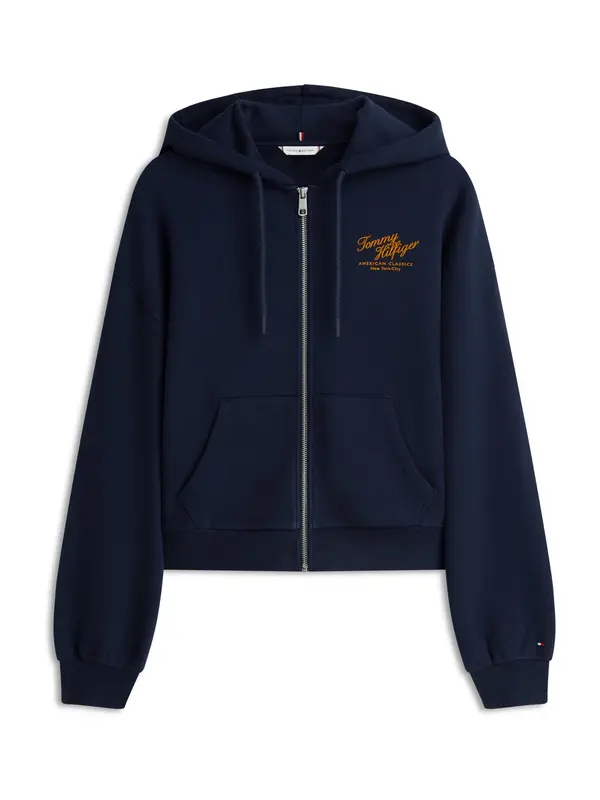 TOMMY HILFIGER TOMMY HILFIGER Jopa na zadrgo  mornarska / konjak