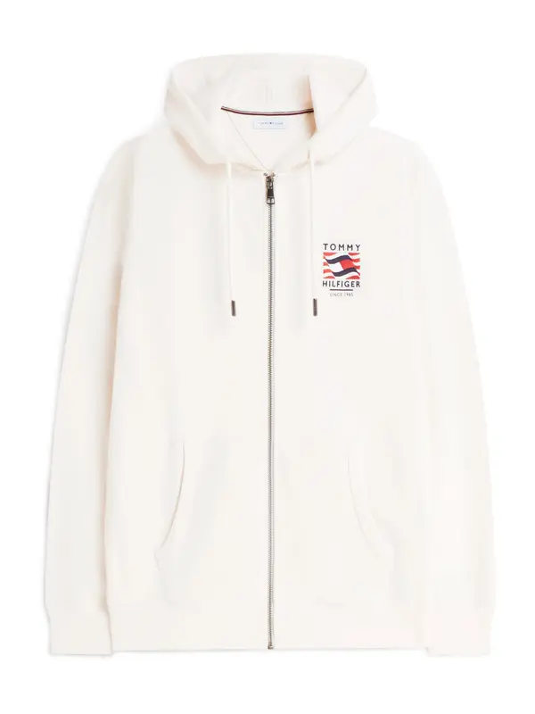 TOMMY HILFIGER TOMMY HILFIGER Jopa na zadrgo  slonovina / mornarska / češnjevo rdeča