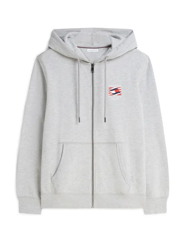 TOMMY HILFIGER TOMMY HILFIGER Jopa na zadrgo  svetlo siva