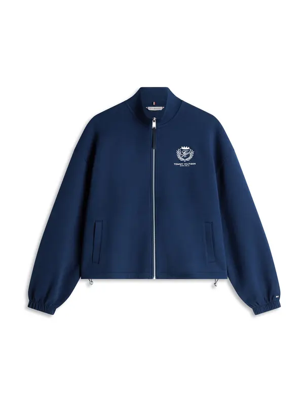 TOMMY HILFIGER TOMMY HILFIGER Jopa na zadrgo 'Varsity'  mornarska / bela