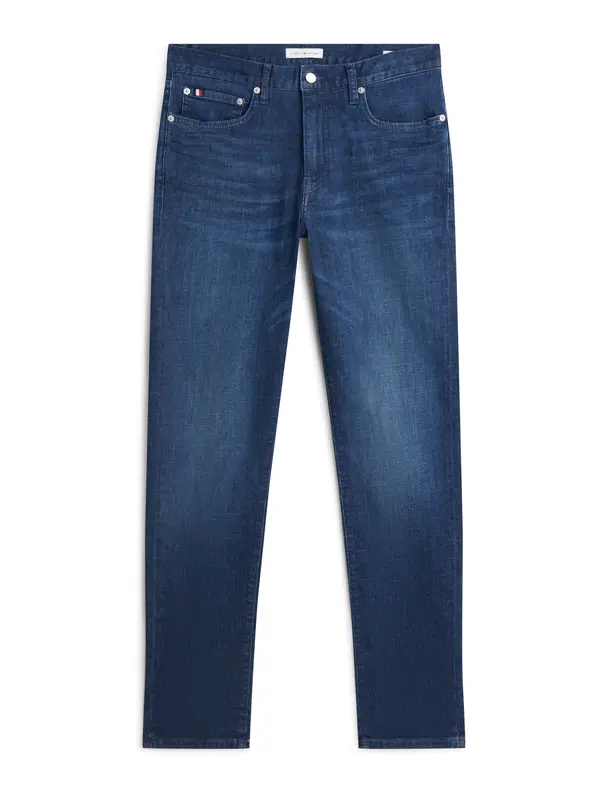 TOMMY HILFIGER TOMMY HILFIGER Kavbojke 'Bleecker Slim Straight Leg'  temno modra
