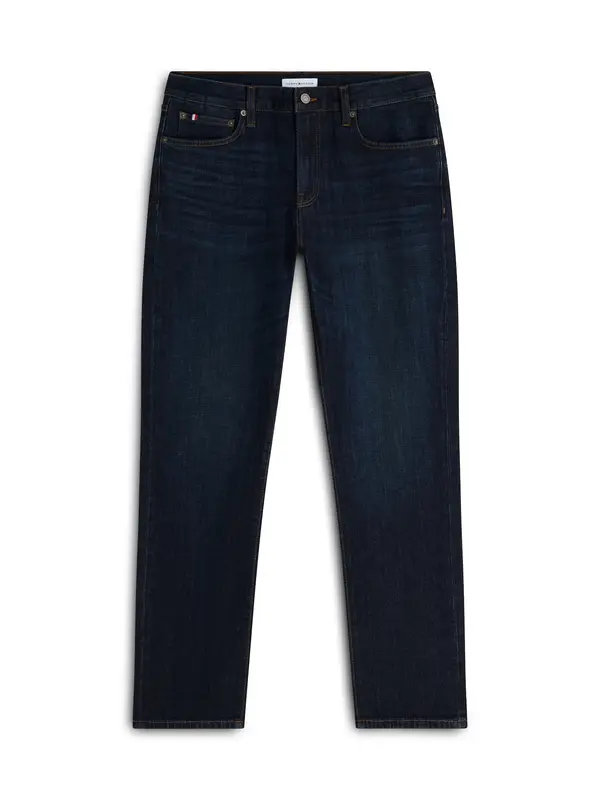 TOMMY HILFIGER TOMMY HILFIGER Kavbojke 'Denton Whiskered Slim Straight Leg'  moder denim