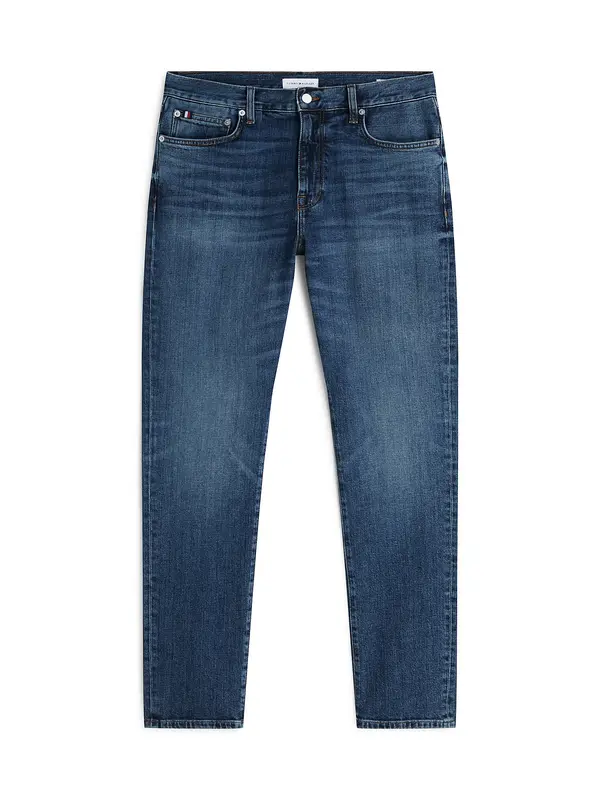 TOMMY HILFIGER TOMMY HILFIGER Kavbojke 'Denton Whiskered Straight'  temno modra
