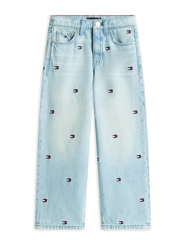 TOMMY HILFIGER TOMMY HILFIGER Kavbojke  svetlo modra / temno modra / rdeča / bela