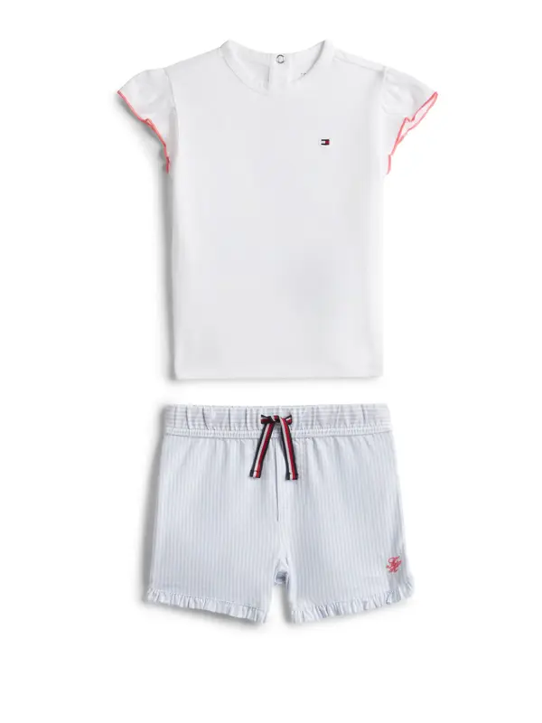 TOMMY HILFIGER TOMMY HILFIGER Komplet  svetlo modra / korala / bela