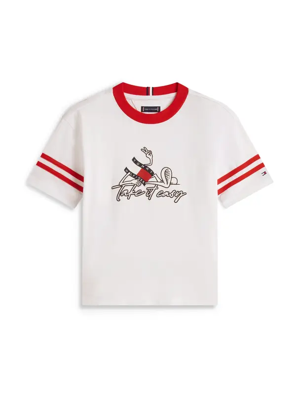 TOMMY HILFIGER TOMMY HILFIGER Komplet 'TAKE IT EASY'  mornarska / rdeča / bela