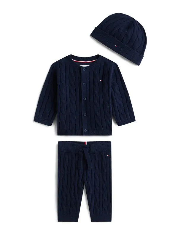 TOMMY HILFIGER TOMMY HILFIGER Komplet  temno modra