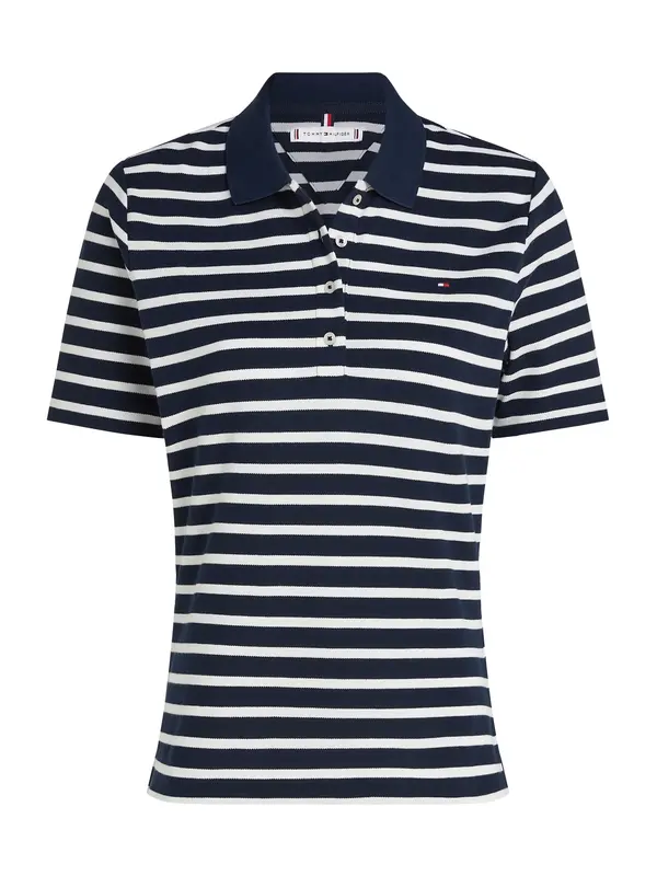 TOMMY HILFIGER TOMMY HILFIGER Majica '1985'  marine / bela