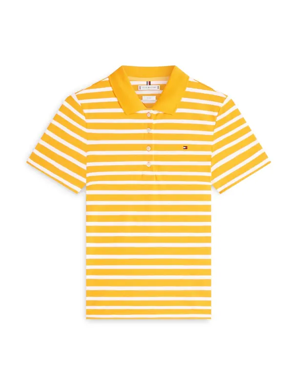 TOMMY HILFIGER TOMMY HILFIGER Majica '1985'  oranžna / bela