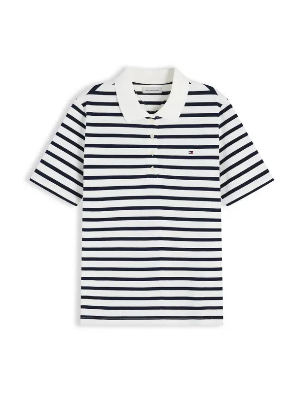 TOMMY HILFIGER TOMMY HILFIGER Majica '1985 Regular Fit'  mornarska / bela