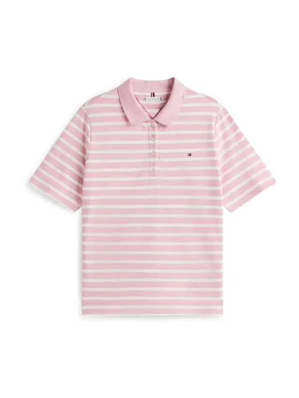 TOMMY HILFIGER TOMMY HILFIGER Majica '1985 Regular Fit'  roza / bela