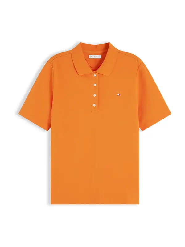 TOMMY HILFIGER TOMMY HILFIGER Majica '1985 Regular Fit'  temno oranžna