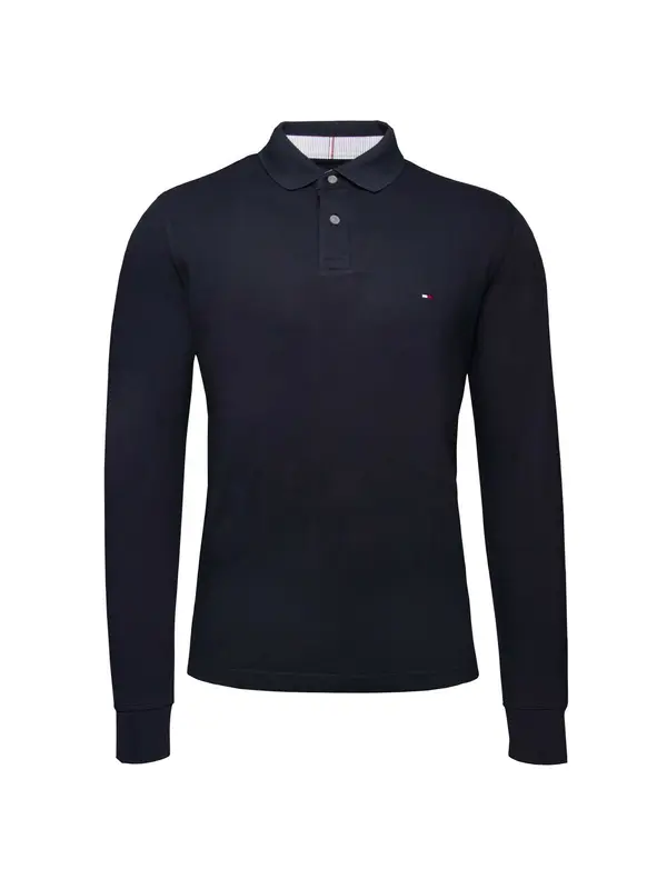 TOMMY HILFIGER TOMMY HILFIGER Majica '1985 Regular Long Sleeve'  nočno modra / rdeča / bela