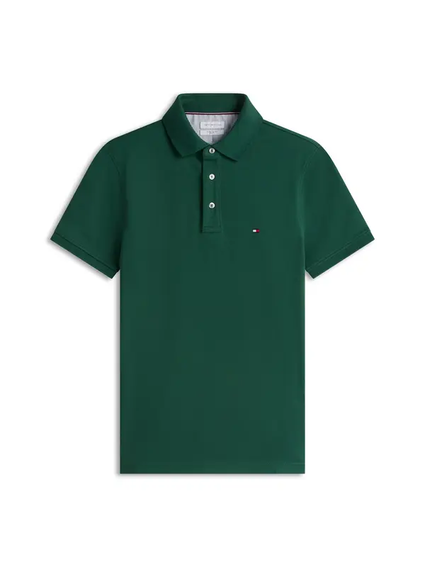 TOMMY HILFIGER TOMMY HILFIGER Majica '1985 Slim Fit'  temno zelena